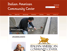 Tablet Screenshot of italianamerican.com